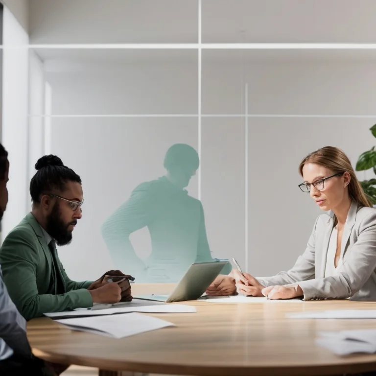 Consultant advising a startup founder